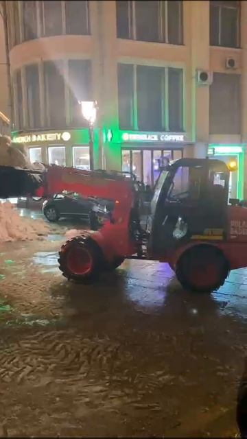 POLAR BADGER WL50,  помочь полярного барсука в уборке заснеженного города