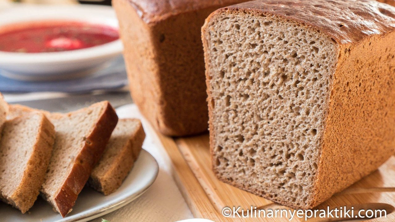 Классический ржаной хлеб (70/30) "Белорусский улучшенный" на дрожжах. По ГОСТу 1975 г.