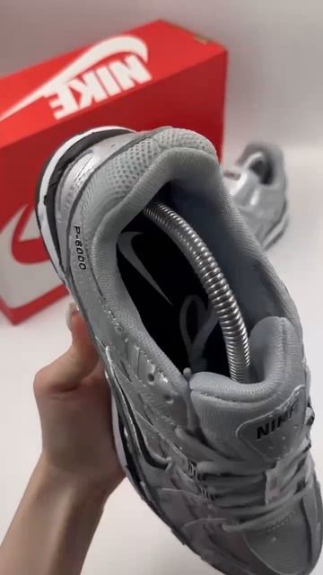 Кроссовки Nike P-6000 (серебро)