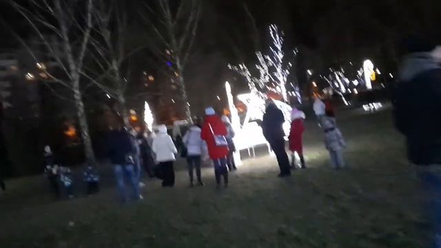 Новогодний Брест. Парк Мира.⛄🎄🎉🎁🎊.mp4