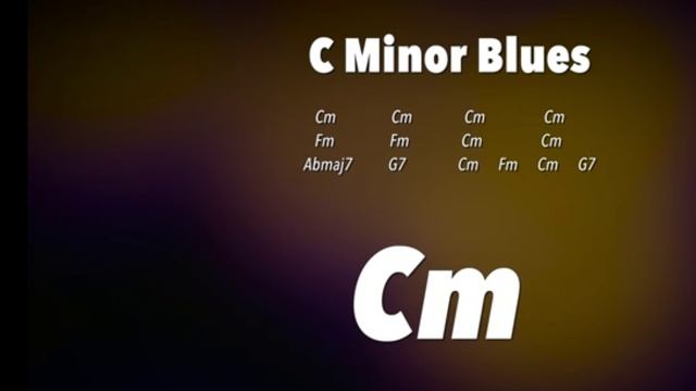 Slow Walkin Blues   Backing Track in Cm