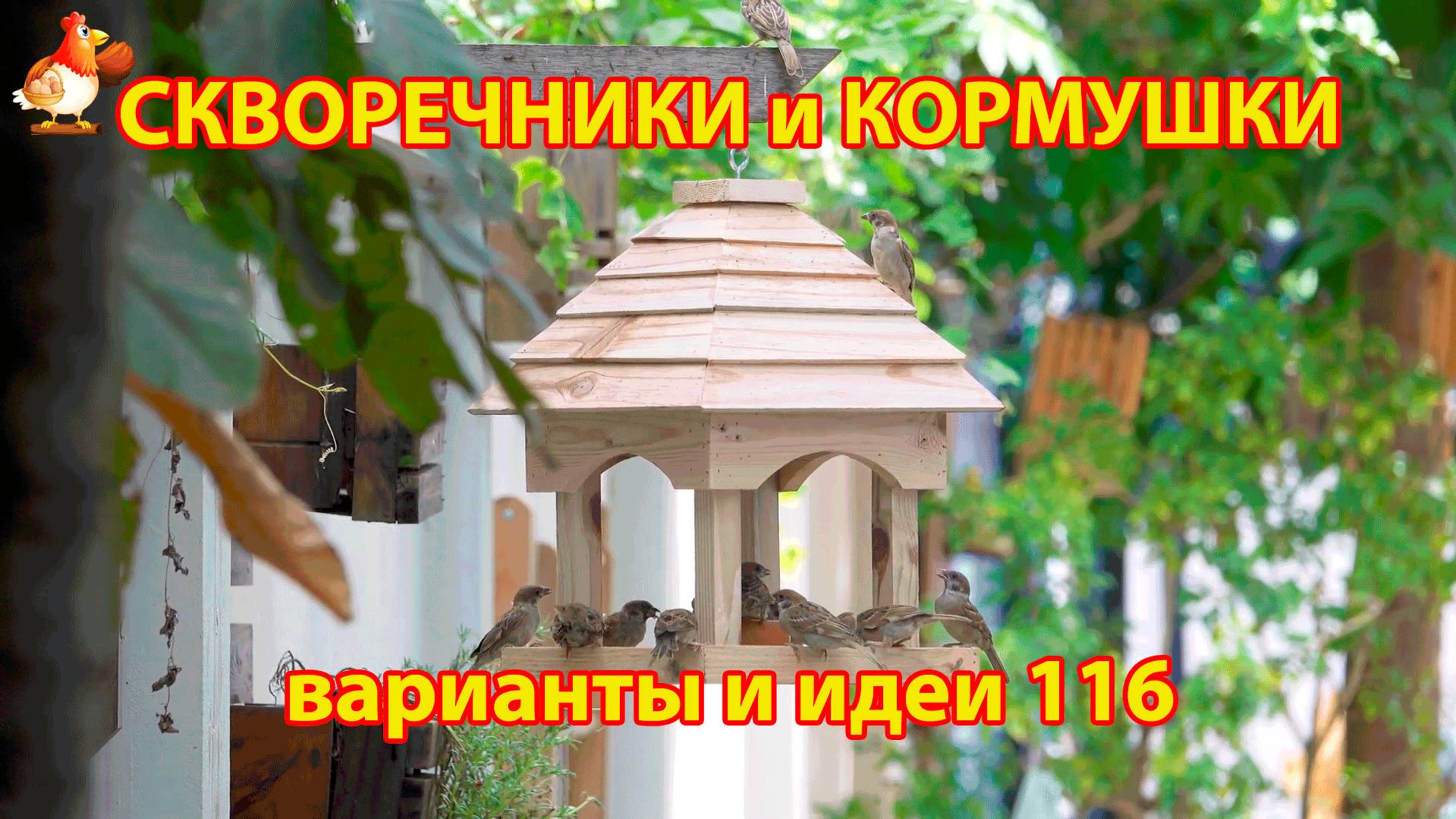 Скворечники и кормушки своими руками для птиц 116 🪚🪛🔨 Идеи для дачи и сада 😂 Пошагово