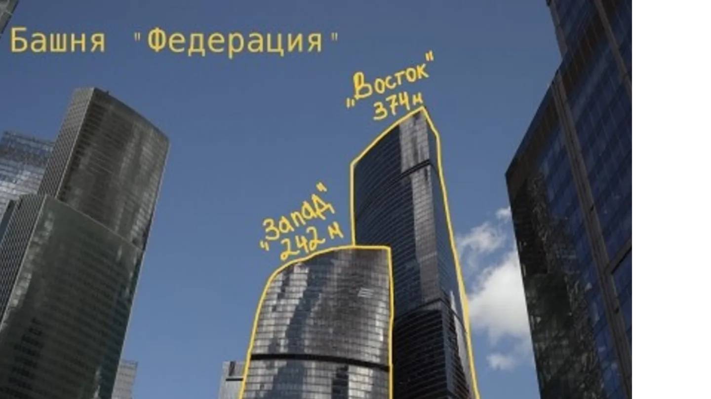 Башня Федерация 90-й этаж Москва Сити Federation Tower 90th floor Moscow City