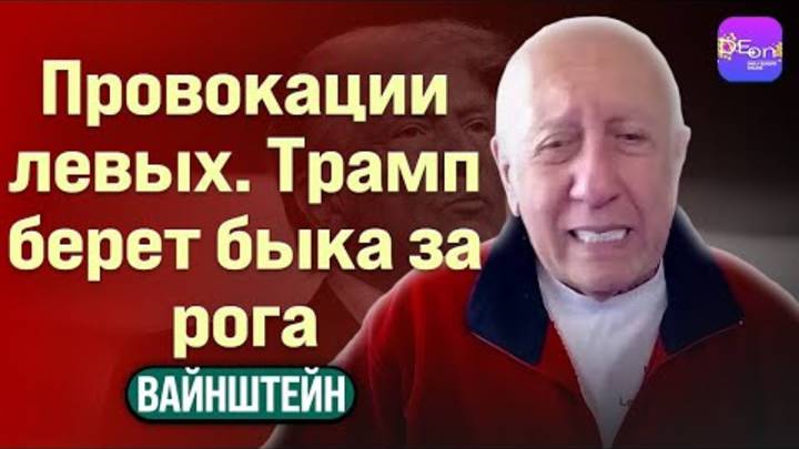 ⚡️ Вайнштейн   ПРОВОКАЦИИ ЛЕВЫХ. ТРАМП БЕРЁТ БЫКА ЗА РОГА