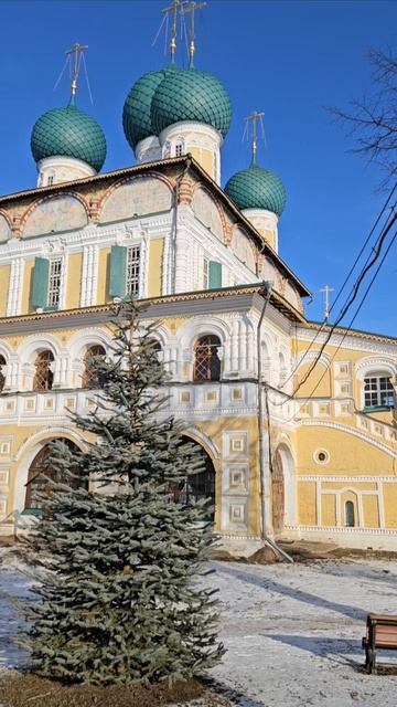 Достопримечательности Ярославской области России Воскресенский собор в городе Тутаев