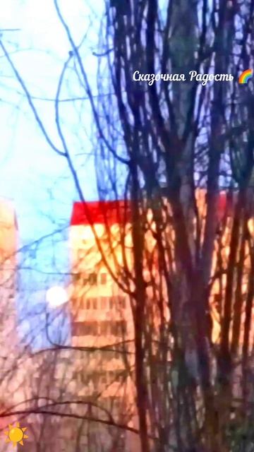 Сегодня из окна огромная луна видна !