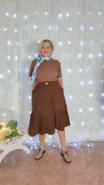 Юбка из вельвета