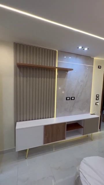 Дизайн стенки в гостиной