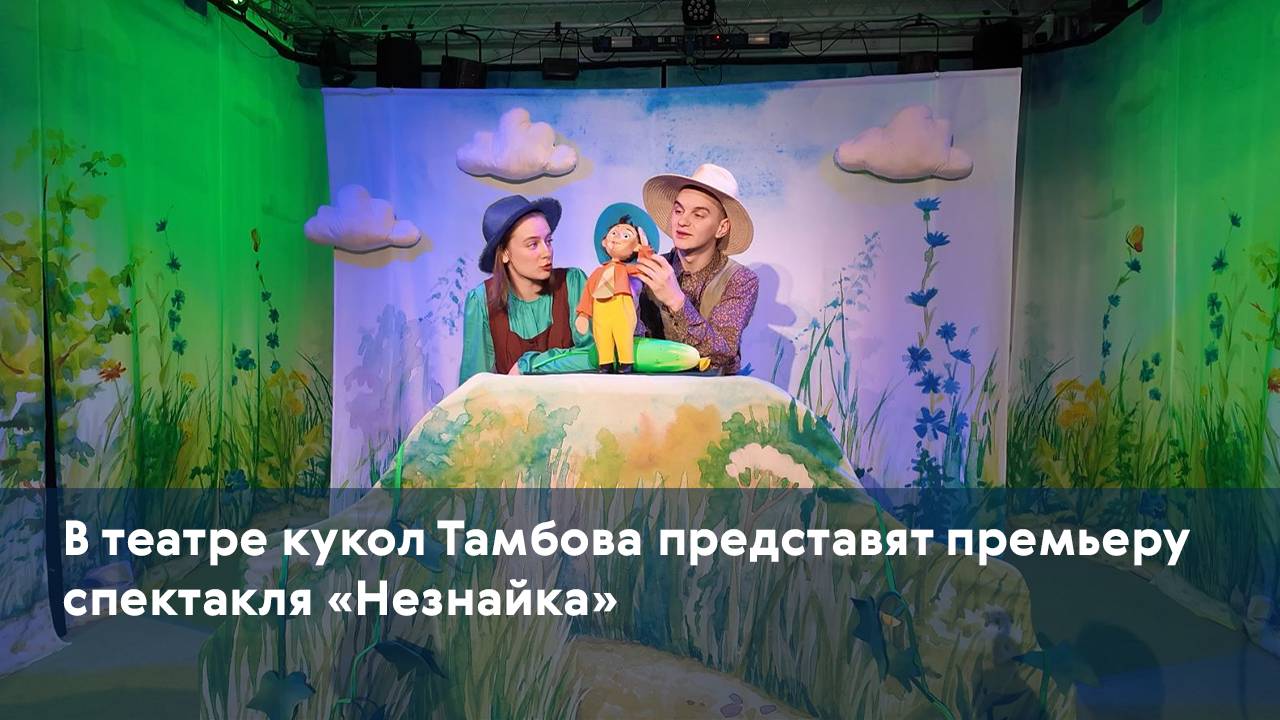 В театре кукол Тамбова представят премьеру спектакля «Незнайка»