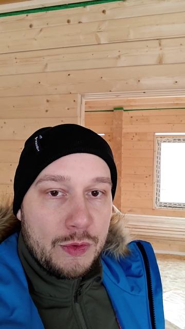 Коробка дома из клеёного бруса в Истринском районе