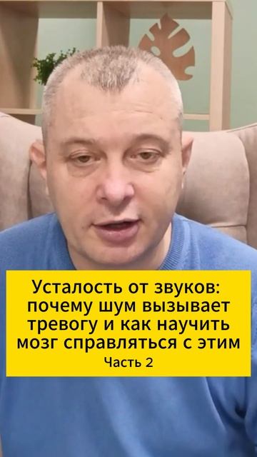 Усталость от звуков: почему шум вызывает тревогу и как научить мозг справляться с этим. Часть 2