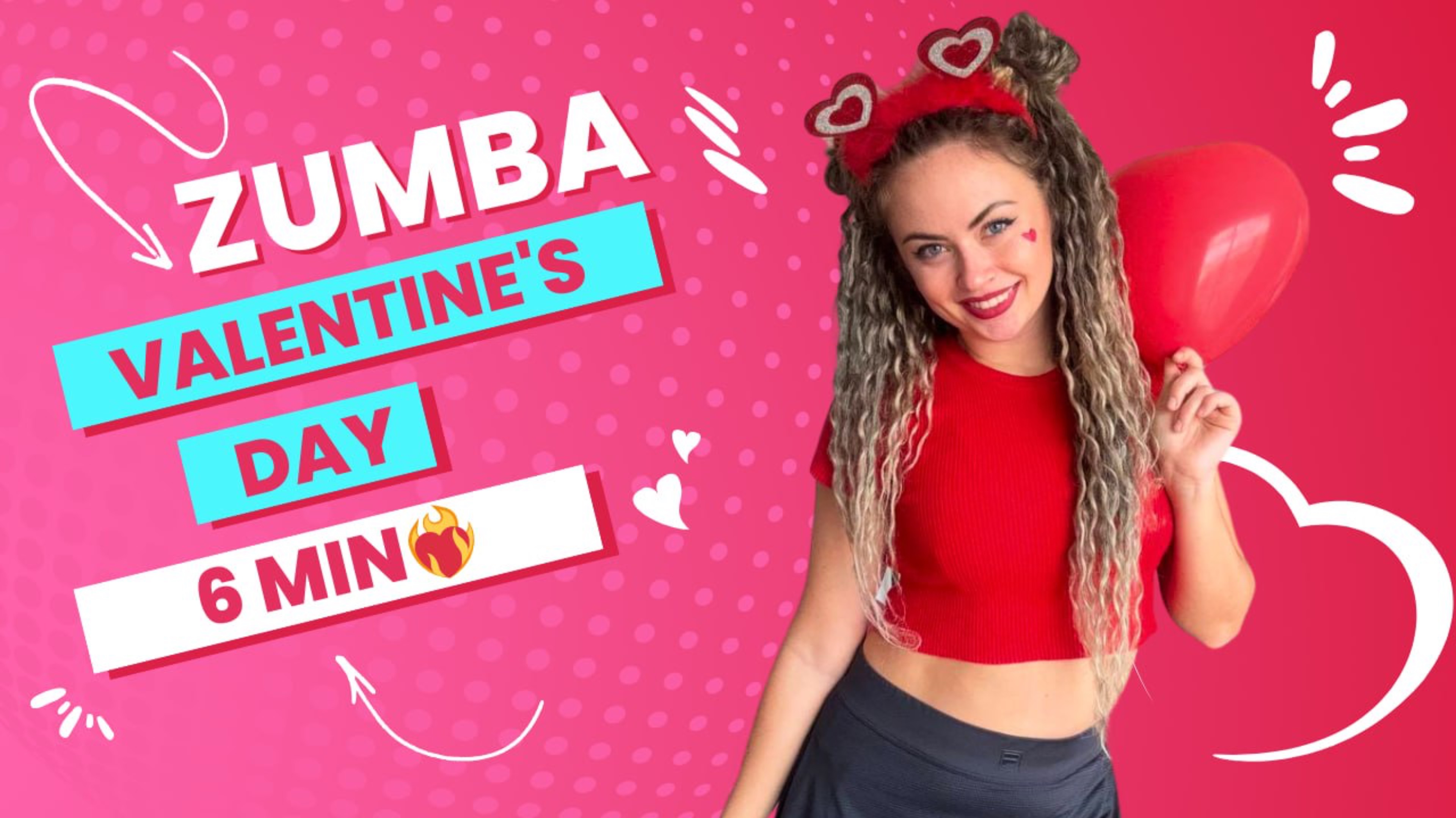 ZUMBA VALENTINE’S DAY ТАНЦЕВАЛЬНЫЙ ФИТНЕС ЗУМБА УРОКИ. ТРЕНИРОВКИ ДЛЯ ПОХУДЕНИЯ ДЛЯ ЖЕНЩИН