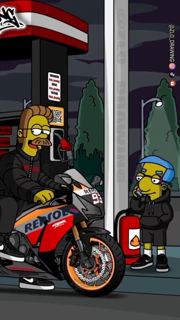Simpsons moto😎