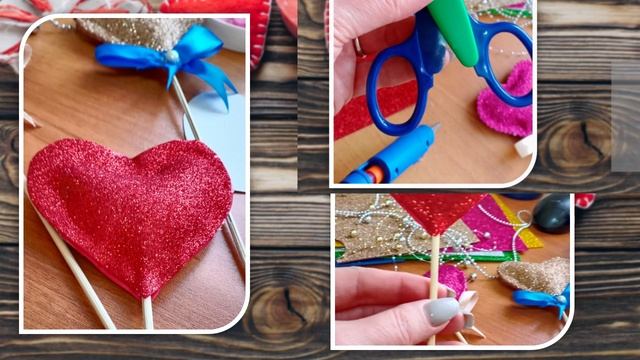 Сердечки из фоамирана: мастер-класс