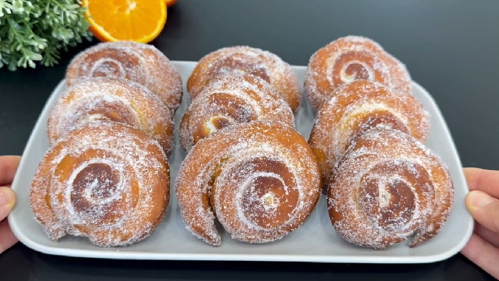 Апельсиновый Десерт за 5 минут...🥐🍊😋