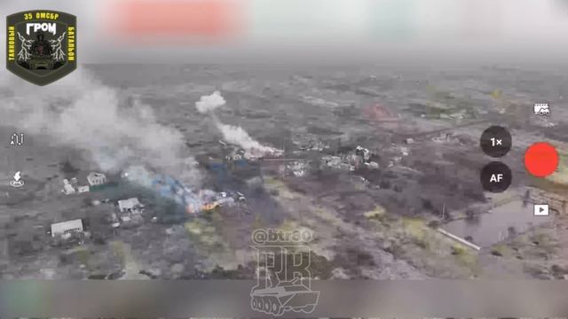 ⚔💥⚡Танковые экипажи группировки "Центр" обработали укрепрайон 32 омбр ВСУ на Покровском направлении