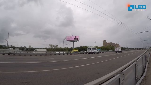 Уличный видеоэкран, Р 16 мм, г. Москва