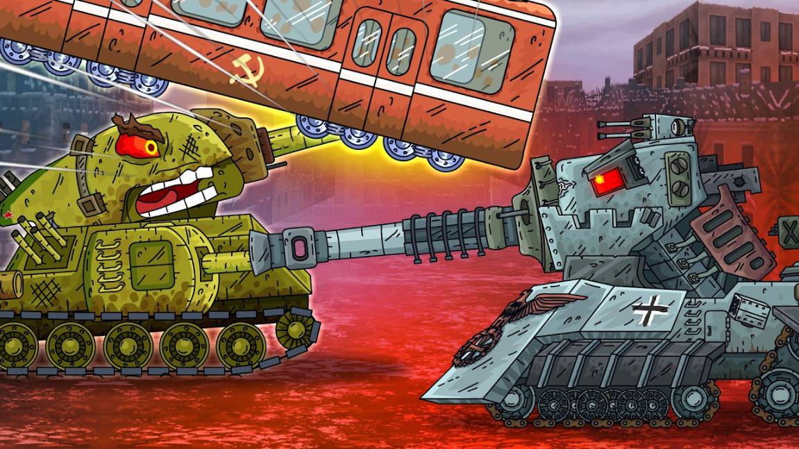 Я РАЗОРВУ ЭТОГО МОНСТРА! Щука VS ГроссШтурмен (Мультики про танки)