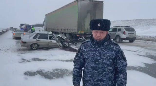 На трассе Кемерово - Ленинск-Кузнецкий столкнулись пять автомобилей
