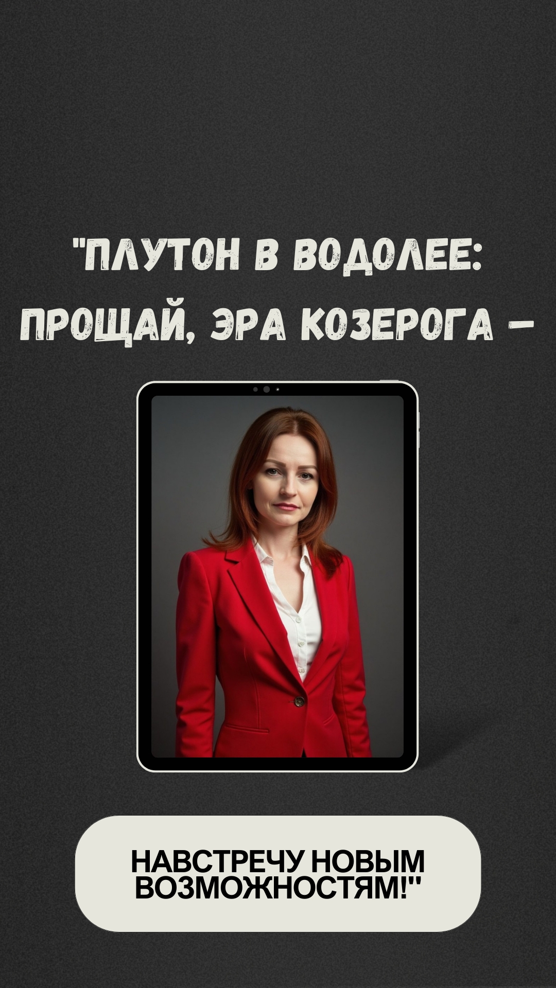 ✨️ " Плутон в Водолее: прощай эра Козерога  - навстречу новым возможностям!"