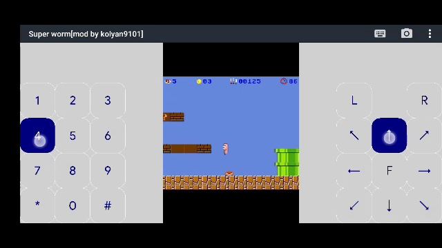 Mario Bros Super Worm 2008 (JAVA) Gameplay