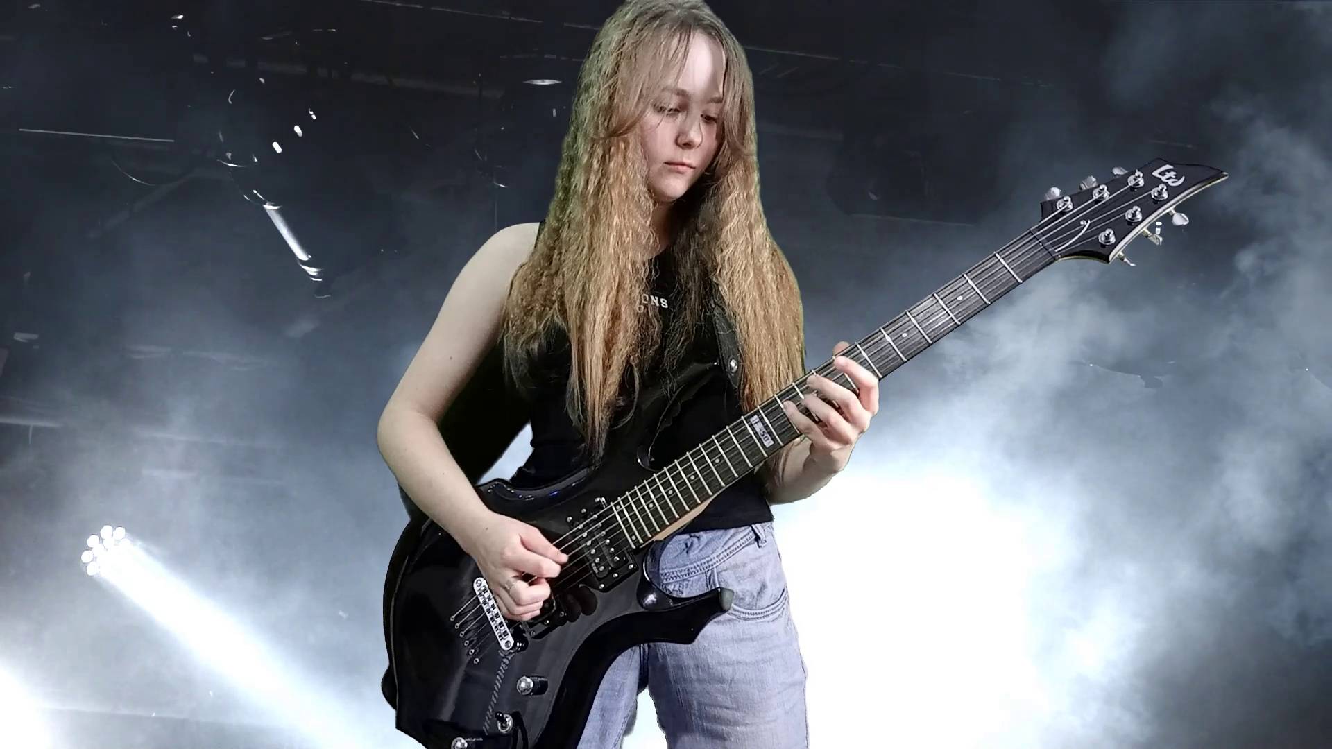 Megadeth - Back in the Day. Алексия - 11 лет. Играю на электрогитаре. Кавер