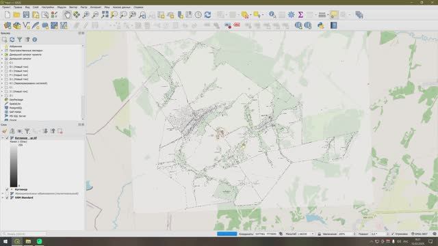 Модуль QGIS по импорту растров в с привязкой в geotiff