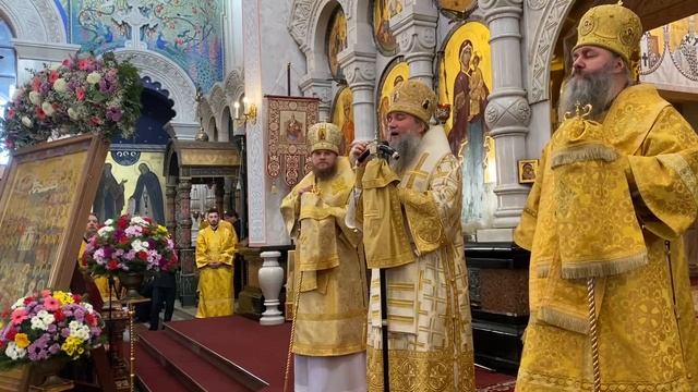 слово митрополита Евгения по окончании Божественной литургии 11.02.2025 в Храма-Памятнике на Крови