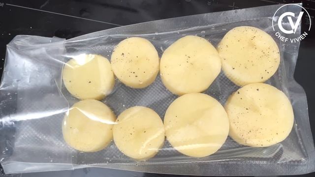 ГАСТРОНОМИЧЕСКИЙ ГАРНИР ИЗ КАРТОФЕЛЯ В СУВИД.  ФРАНЦУЗСКИЙ РЕЦЕПТ КАРТОШКИ КРУСТИФОНДАН