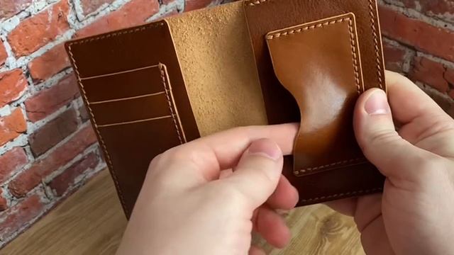 Обложка на паспорт из натуральной кожи