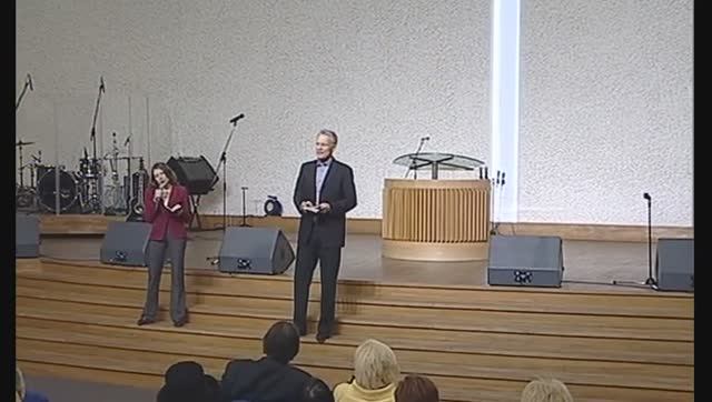 архив - конференция - старшее поколение - Рюне Борг - "Бог дал нам молитву!"