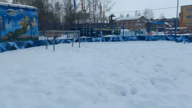 Патриотический каток в 62 школе ВСЁ!