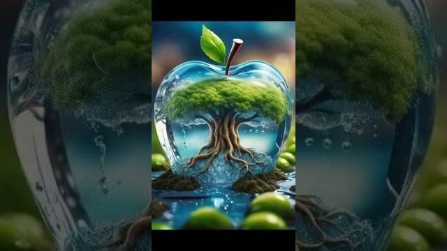& Яблоки спелые красивые насыщенные рисунки