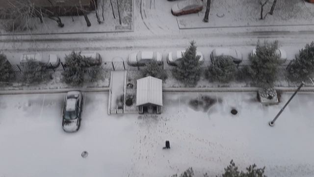 04.01.2020. Москва. Район Ростокино. Первый снег.