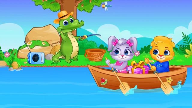 Row Row Row Your Boat Song   Kids Songs & Nursery Rhymes by RV AppStudios