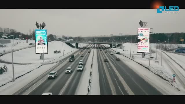 Видеоэкраны на проспекте Сагита Агиша, г. Уфа, Р 10 мм