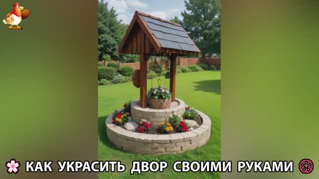 Как украсить двор дома фото идеи (114) 🏡 для дачи и сада своими руками 🌷🪻🌺💮