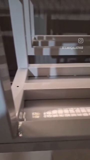Порошковая покраска металлоконструкций в белый глянец ⚙️🔥
