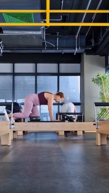 Pilates Reformer 🙂 | Урок Пилатеса на Реформере🙏 #video #love #workout #pilates #reformer #reels
