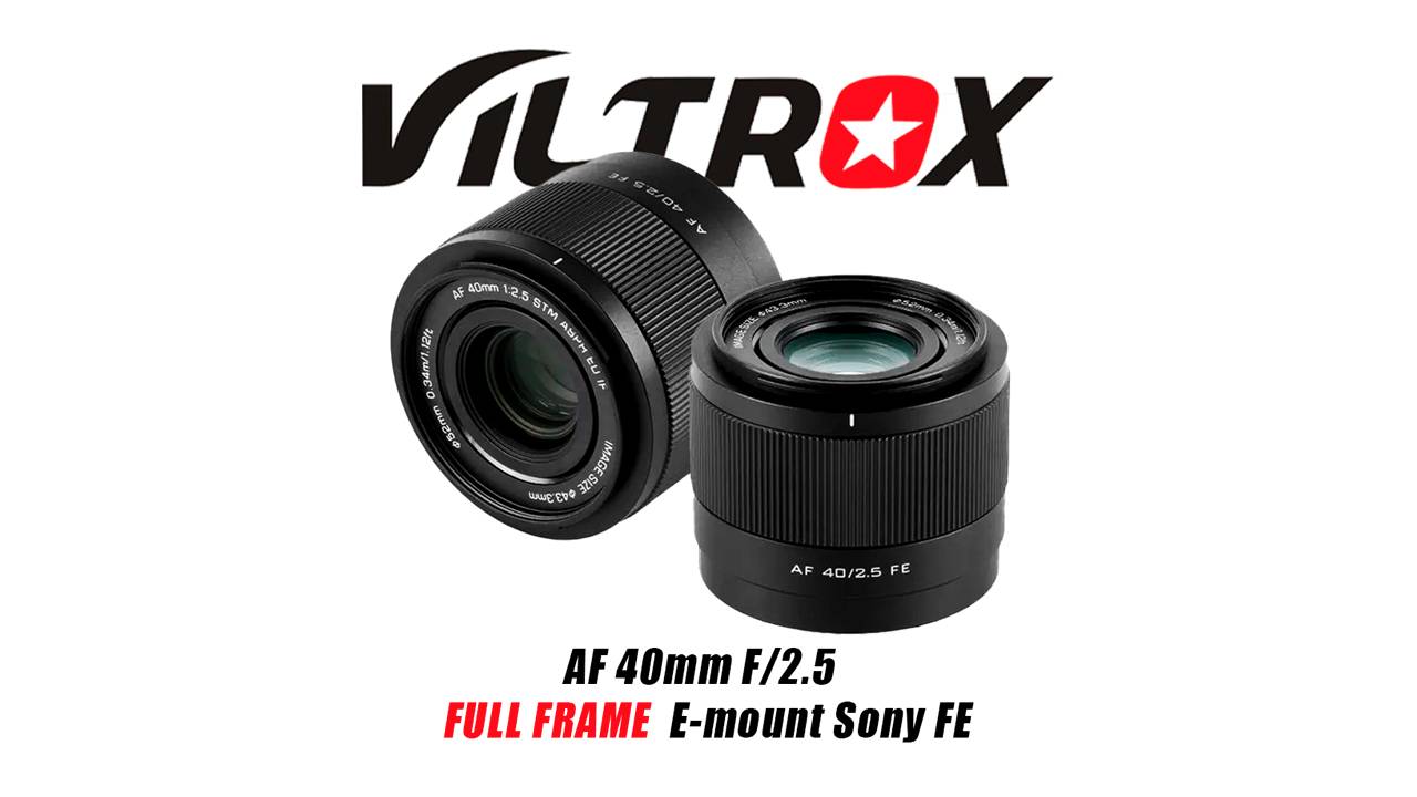 Объектив Viltrox AF 40mm F2.5 (Sony FE) Full Frame