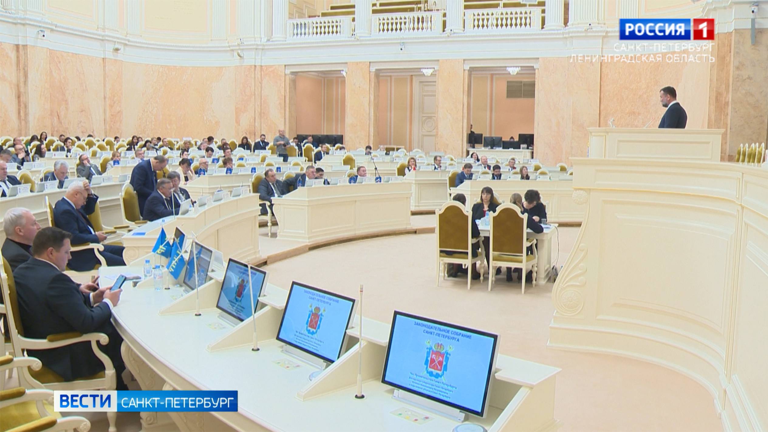В ЗакС о борьбе со снегом и гололёдом рассказал вице-губернатор Петербурга Евгений Разумишкин
