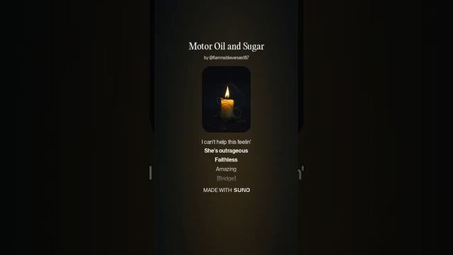 Motor Oil and Sugar 2