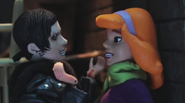 Робоцып. СкубиДу и девушка с татуировкой дракона