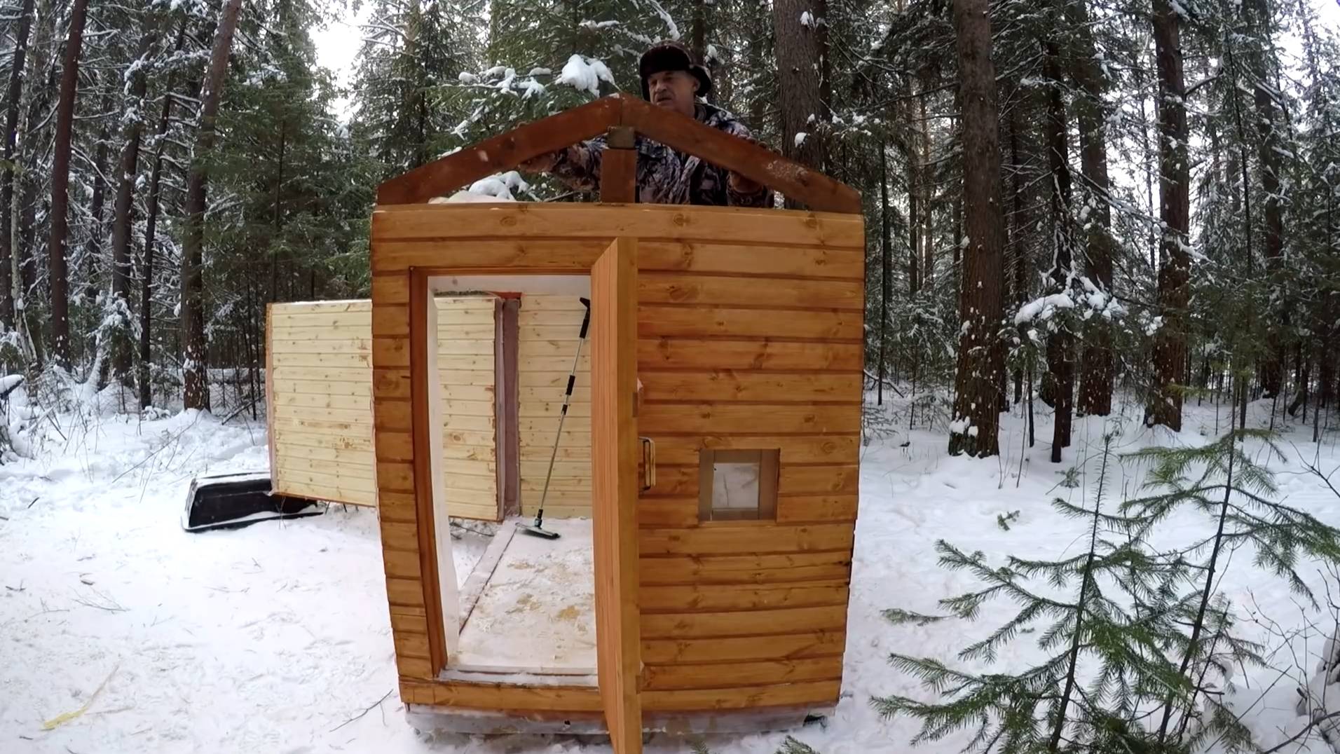 Лесные - лесная изба на лыжах - поехали!