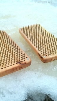 С латунными гвоздями. Складная доска Садху из сибирского кедра