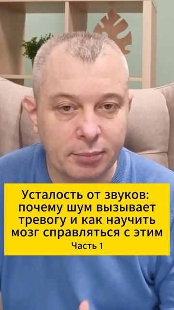 Усталость от звуков: почему шум вызывает тревогу и как научить мозг справляться с этим. Часть 1