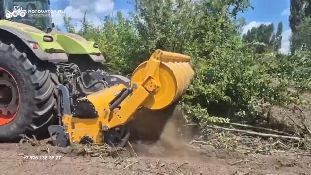 Suokone Mericrusher MJHS 311STX с трактором Claas Axion