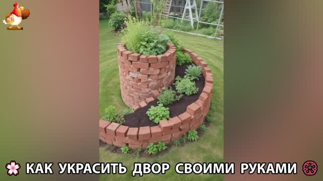 Как украсить двор дома фото идеи (113) 🏡 для дачи и сада своими руками 🌷🪻🌺💮