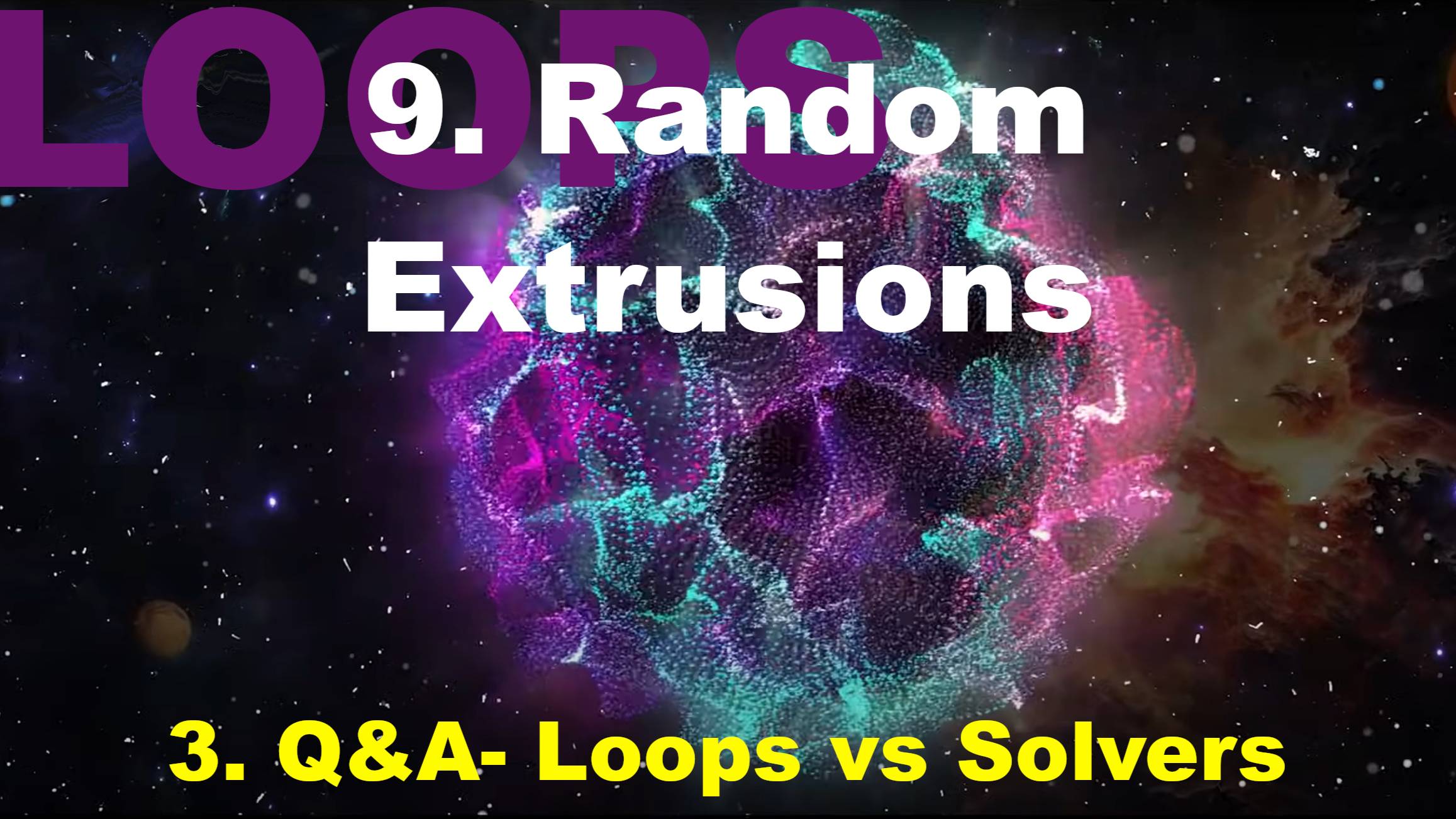 9.3. Q&A- Loops vs Solvers