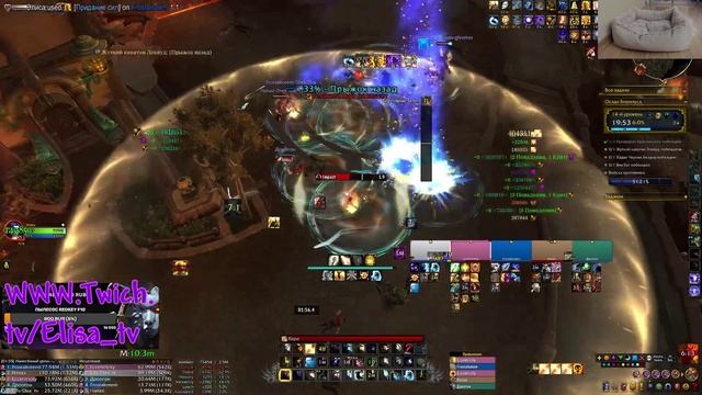 PoV Priest Mythic+ 14 Боралус за 8 минут World of Warcraft The War Within